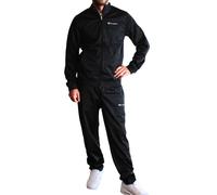 Champion Tuta da Uomo Acetata con Zip Small Logo Nera Taglia M Cod 220362-KK001