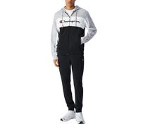 Champion Authentic Athletic Apparel Tuta da jogging grigio sfumato / rosso sangue / nero / bianco, Taglia XXL
