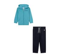 Champion Tuta Legacy con cappuccio e zip intera da ragazzo, Azzurro, 92