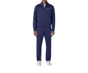 Champion - Tuta Uomo Slim Fit PolyWarpKnit, Blu Codice 222264-BS561 - 9M