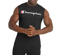 Champion Uomo Classic Jersey Muscle Tee Serigrafia Script Nero