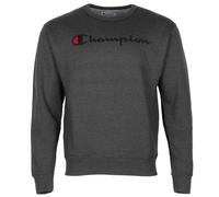 Champion Uomo Felpa Powerblend Manica Lunga e Girocollo con Scritta con Logo