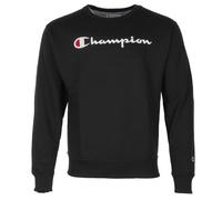 Champion Uomo Felpa Powerblend Manica Lunga e Girocollo con Scritta con Logo