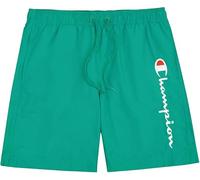 Champion Uomo Legacy-Beachshorts con Logo Grande, Verde (Gs130), S