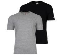 Champion Uomo T-Shirt, 2er Pacco - 2Pack Girocollo, Manica Corta, Cotone