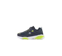 Champion Wave PU B PS Low, Sneakers, Blu Marino/Limone (BS502), 33.5 EU