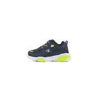 Champion Wave PU B TD Low, Sneakers, Blu Marino/Limone (BS502), 26 EU