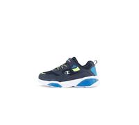 Champion Wave, Scarpa da Ginnastica da Corsa Bambini e Ragazzi, Blue Bs502, 22 EU