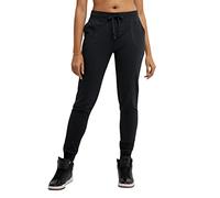 Champion Women's Jersey Pocket Pant, Black, Large