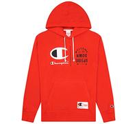 Champion X Stranger Things, Felpa con cappuccio Unisex - Adulto, Rosso (Rs033), L