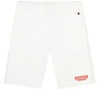 Champion X Stranger Things Pantaloncini bermuda, Pantaloncini bermuda Unisex - Adulto, Bianco (WW001), L