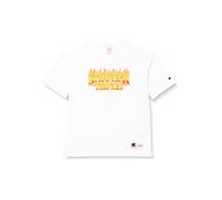 Champion X Stranger Things T-shirt T-shirt, Unisex - Adulto, Bianco (WW007), L