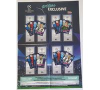 Champions League 2018-2019 Poster + Set 16 Figurine Esclusive A1/D4 Topps