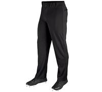 Champro Open Bottom Relaxed Fit Pants MVP Pantaloni da Baseball con Fondo Aperto e vestibilità Comoda, Nero, 3XL Uomo