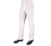 Champro - Triple Crown Open Bottom Pinstripe Baseball Pants, Triple Crown - Pantaloni da Baseball con Fondo Aperto Uomo