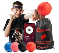 Champs MMA - Reflex Ball, per Migliorare i Riflessi, per la Coordinazione Mani-Occhi e l'Allenamento delle Gambe