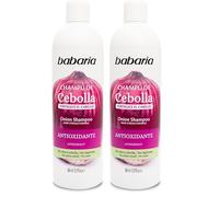 Champu Cipolla Babaria 380 ml - Shampoo antiossidante | inodore (Confezione da 2)