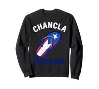 Chancla Survivor Divertente Infradito Portoricano Umorismo latino Felpa