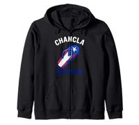 Chancla Survivor Divertente Infradito Portoricano Umorismo latino Felpa con Cappuccio