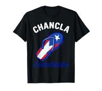 Chancla Survivor Divertente Infradito Portoricano Umorismo latino Maglietta