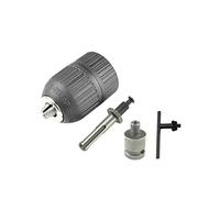 CHANCS 3/8-24UNF - Mandrini autoserranti 0,8-10 mm con martello elettrico SDS, adattatore per trapano a percussione con codolo tondo