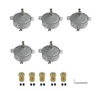 CHANCS 5 uds TYC-50 220V 15-18RPM Motor síncrono con Motor eléctrico 7mm Motor de tocadiscos de acoplamiento Flexible para vaso