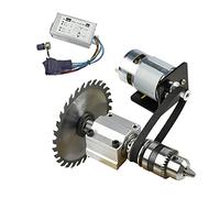 CHANCS 895 Mini sega da banco per taglio legno DC 24V 12000RPM PWM Monitor Dimmer Governor con interruttore e manopola Tensione di uscita DC 9-60V