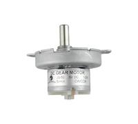 CHANCS DC Gear Motor Fan Motor Brushless DC Motor JS-50 5V 5RPM D-haft Gear Motor POM plastica Gearbox