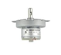 CHANCS Gear MMotor Elettrico Ridotto Motore DC JS-50 6V DC 5RPM velocità riduzione Pom ingranaggio di plastica