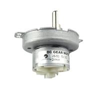 CHANCS JS-50 DC Motoriduttore 5V DC 2RPM D-Shaft motore sincrono motore del ventilatore della testa mobile dell'automobile