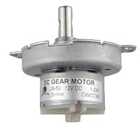 CHANCS Metal Outer Reduction Gear Box DC 12V JS-50 3RPM CW/CCW Mini DC Gear Motor