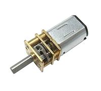 CHANCS Motor de caja de cambios de corriente continua N20 6v 250rpm eje de longitud de 10 mm ruedas robóticas motores pequeños para juguetes DIY