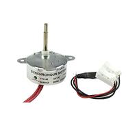 CHANCS Motore sincrono TYC-40 DC 12V 5RPM CW/CCW Albero piatto 35MM per fibra ottica Luce Natale Ornamen