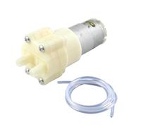 CHANCS Pompa autoadescante a membrana 385 DC 6 V-12 V motore per assorbimento degli urti Pompe dell'acqua con tubo in silicone per il ciclo dell'acqua quotidiano di acquari ed elettrodomestici