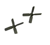 CHANCS RC Eliche 4-Blades (50x50mm, 0,7 mm di diametro) 4-Vane Multi-Rotor per il giocattolo aereo, aereo solare Kit 2PC