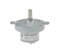 CHANCS Riduttore esterno in metallo DC 12V JS-50 50RPM albero a D CW/CCW Mini DC Gear Motor