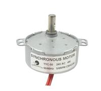 CHANCS TYC-50 Motore sincrono 24V AC 5-6RPM CW/CCW 4W Motore del ventilatore a ingranaggi per buratti coppia 1.2kg.cm