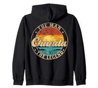 CHANDA The Man The Myth The Legend First Name Felpa con Cappuccio