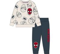 Chándal Spiderman in cotone per bambini, set comodo e morbido per l'uso quotidiano/Abbigliamento sportivo per bambini Spiderman/Taglia 8 anni