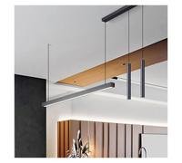 Chandelier Ceiling Black Linear Pendant Light Fixtures Led Adjustable Dining Room Light Kitchen Island Hanging Lights Modern