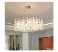 Chandelier, French Bedroom Crystal Chandelier Master Bedroom Cream Room Study Room Warm Romantic Lights,Color-D60Cm Lamp/Color/D80Cm