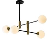 Chandelier Industrial Rustic Ceiling Light Fixtures Semi Flush Mount Pendant Light Compatible with Dining Room Bedroom Living Room,lampade per soggiorno