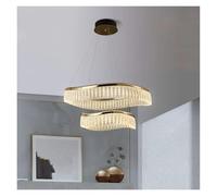 Chandelier Irregular LED Crystal Chandeliers Golden Luxury Lighting Round Lamp