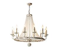 Chandelier Light, Crystal Farmhouse Chandeliers Hanging Antique Ceiling Lamp 5 6 8 12 Light Sources Compatible with Bedroom Hallway Closet Entryway Stairs Without (12)