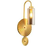 Chandelier Light Fixture Post Modern Wall Light Creative Minimalist Glass Wall Lamp E14 Iron Art Bedroom Study Reading Lighting Warm Wall Lamps (Color : B)