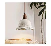 Chandelier Light, LED Chandelier Japanese Concrete Flower Pendant Lamp - Retro Cement Hanging Lighting Compatible with Bedroom Bedside Restaurant Living Room