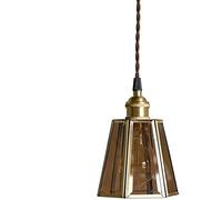 Chandelier Light, LED Chandelier Lamp, Pendant Lights Restaurant Droplight - Metal Glass Hanging Lamp Retro Brass Hanging Lamp Pendant Light Ceiling Fitting Lights Lighting V intage MOD