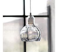 Chandelier Light, LED Chandelier Lamp, Pendant Lights V intage Industrial Glass Pendant Light Clear-Glass Round Shade Loft Hanging Lamp Retro Ceiling Light - Lamp Bar Aisle Dining Table S