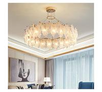 Chandelier Light, LED Chandeliers, LED Pendant Lights Compatible with Living Room Dining Room - Glass Ceiling Pendant Lamp Bedroom Hanging Lighting Luminaire(cm)