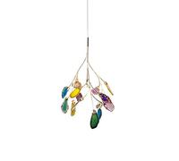 Chandelier Light, Linear Chandelier G4 Agate Hanging Ceiling Light Fixtures Pendant Light Flush Mount Ceiling Light Compatible with Dining Room Bathroom Bedroom Livingroom(1t)